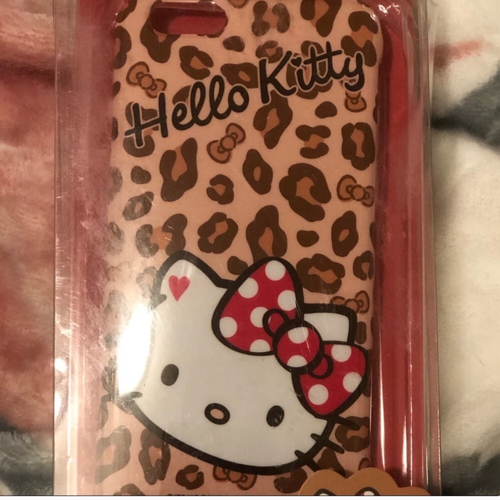 Leopard hello kitty iPhone 6 cell phone case